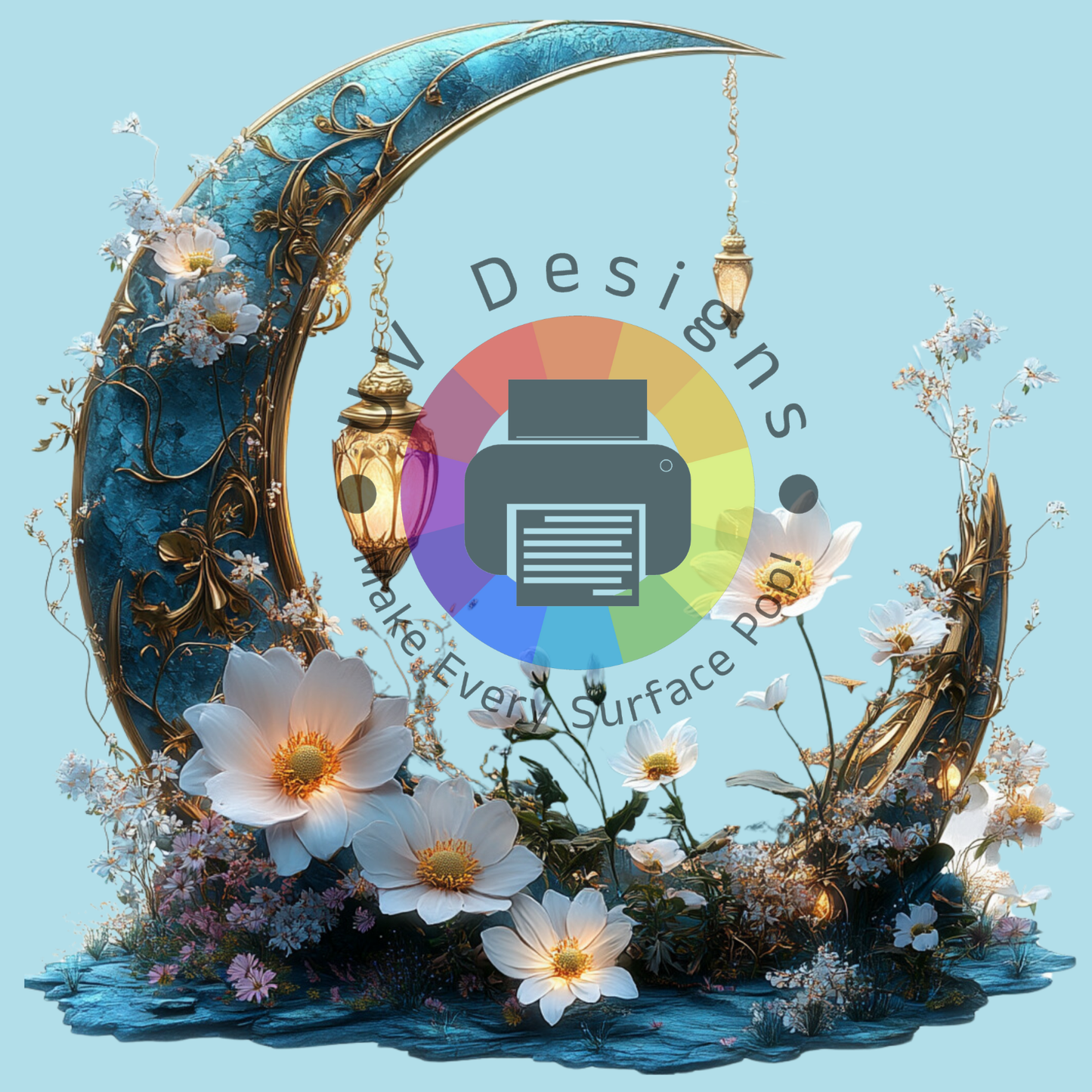 Fantasy moon tree and lights nr 5