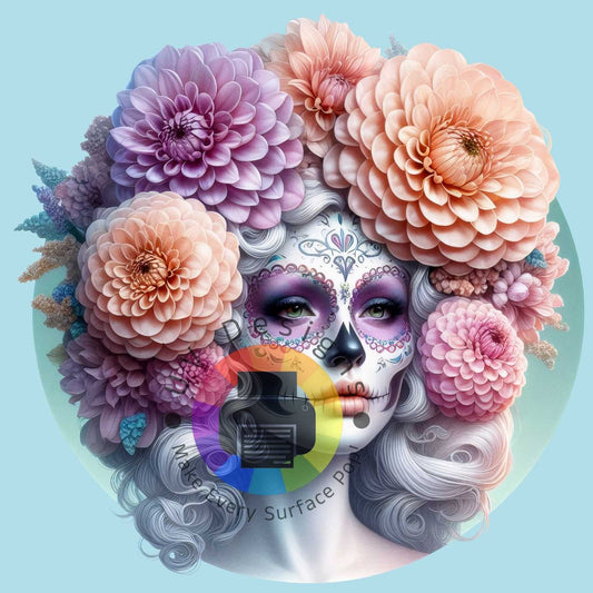 12 cm Dia de la muerte vrouw nr 2