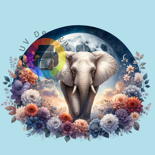 Olifant met bloemen nr 4