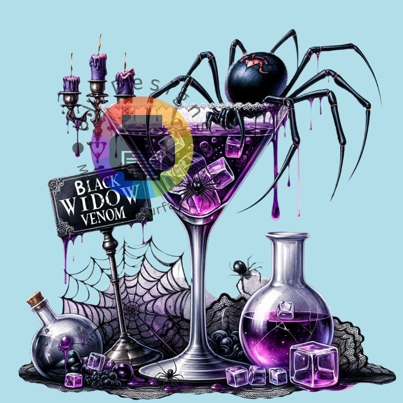 12 cm Black widow venom