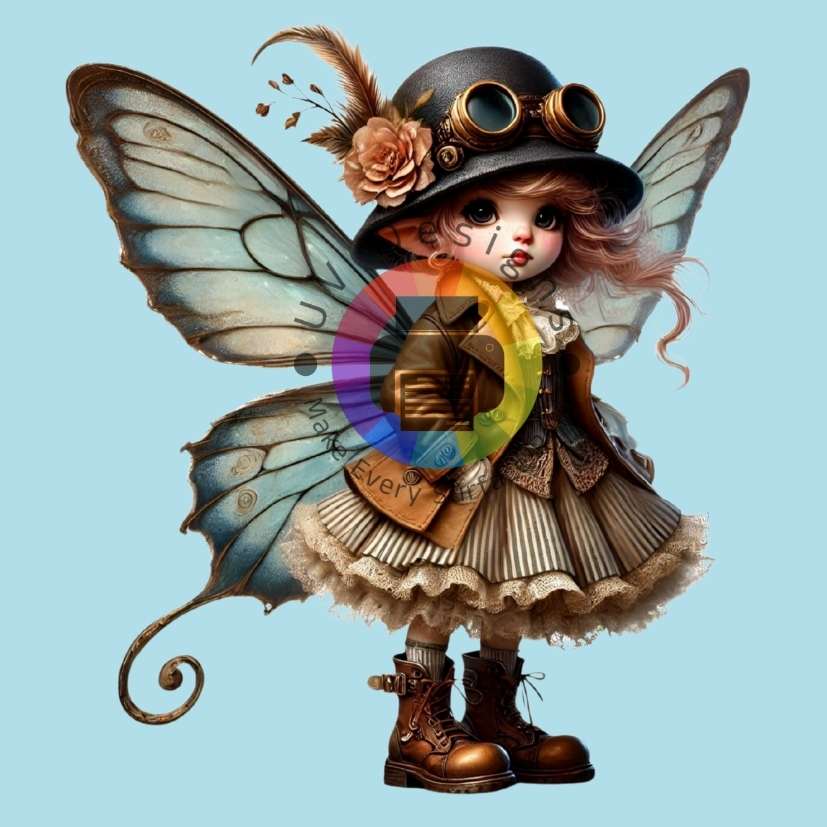 12 cm Steampunk fairy no. 9