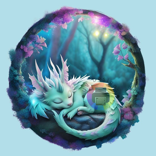 Dragon endormi n° 7 cm 2