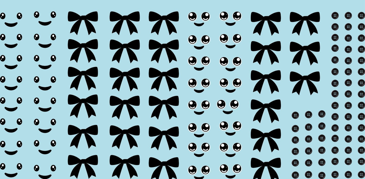 16oz Kleine teddybeer elementen