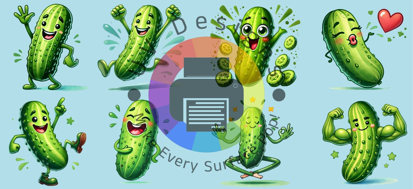 16oz Funny Pickles