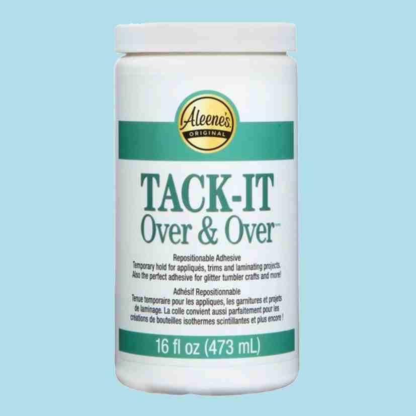 Aleene's • Tack-It Over & Over Repositionable Adhesive 16 fl. oz. Jar - 470ml