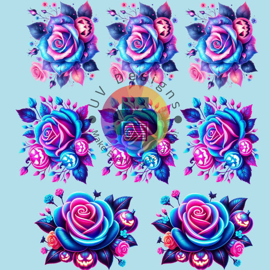 4 cm Rozen met pompoenen