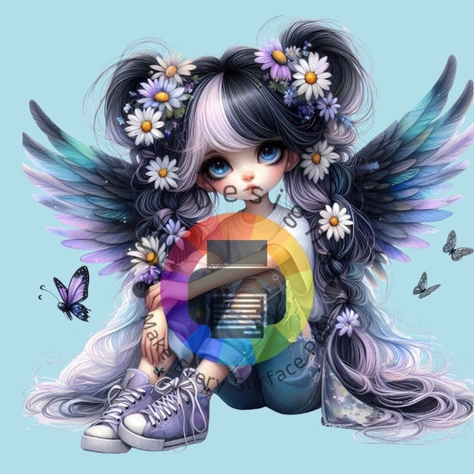 Paars vlinder meisje nr 2