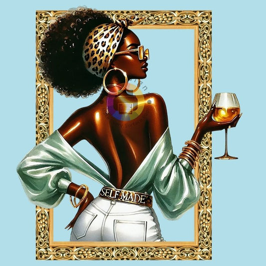 12 cm Afro woman no. 2