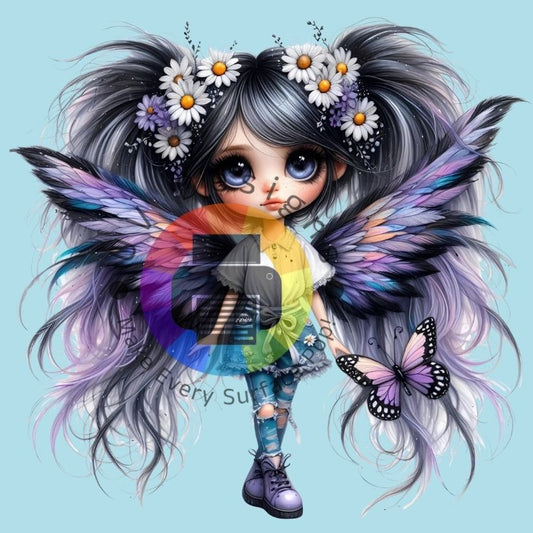 Paars vlinder meisje nr 4