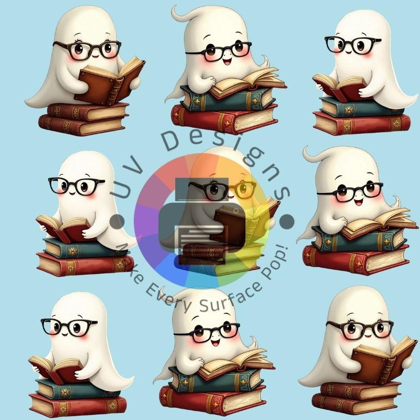 4 cm Spookjes met boeken