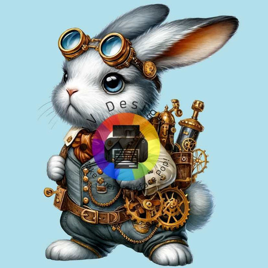 Steampunk rabbit no. 2