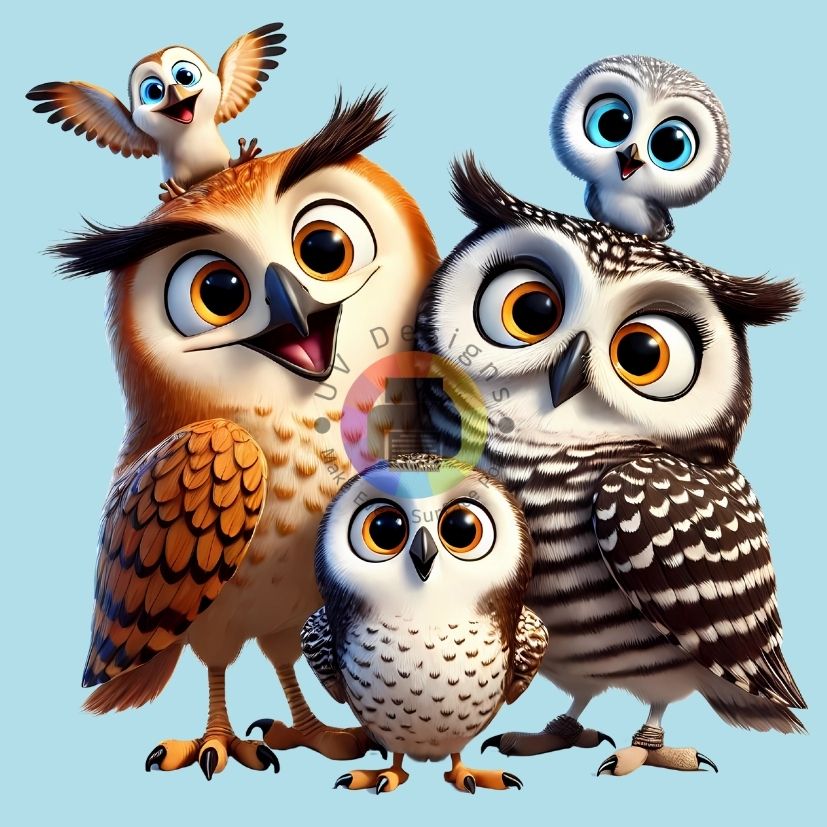 12 cm Uil familie nr 1