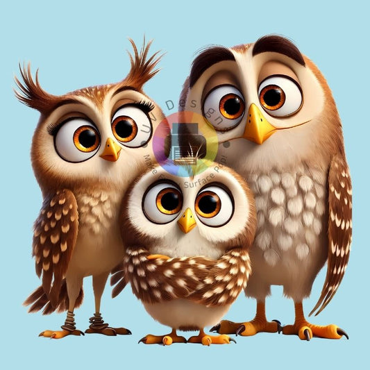 12 cm Uil familie nr 2