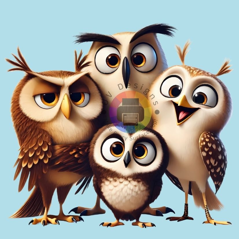 12 cm Uil familie nr 4