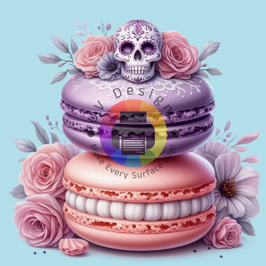 12 cm Macarons skull