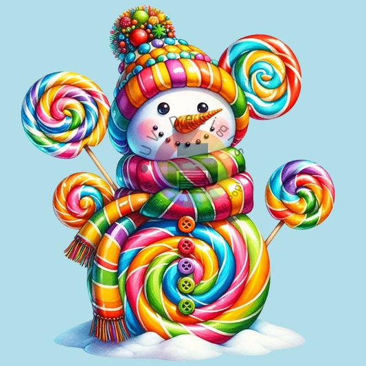 Candy snowman