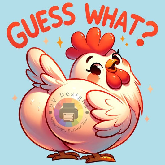 12 cm Guess what - chicken