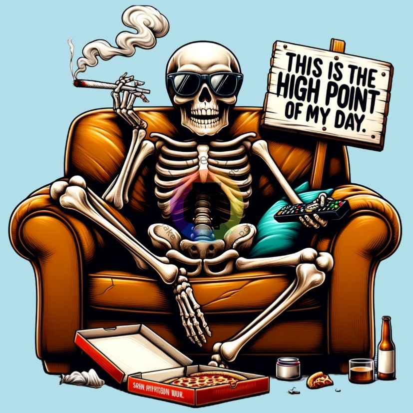12 cm This is the high point of my day - skeleton