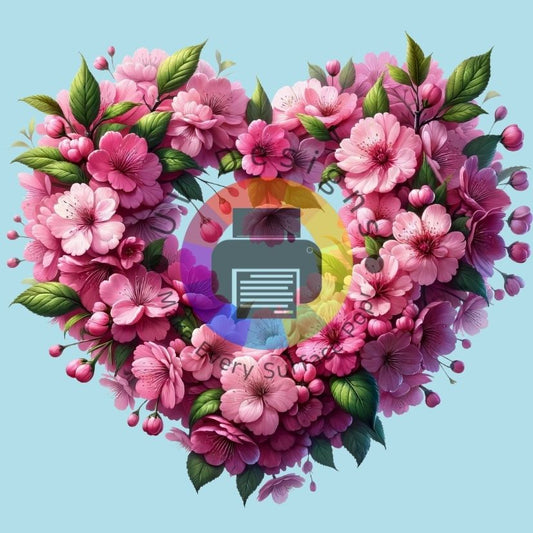 Cœur de fleurs de cerisier n° 6