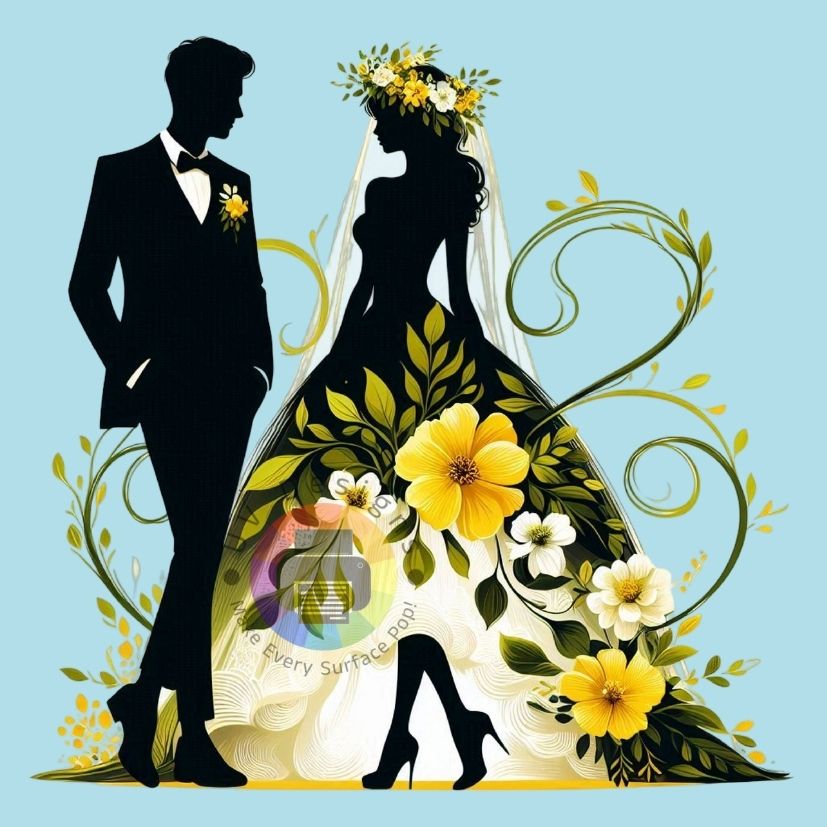 12 cm Bruid en bruidegom nr 3