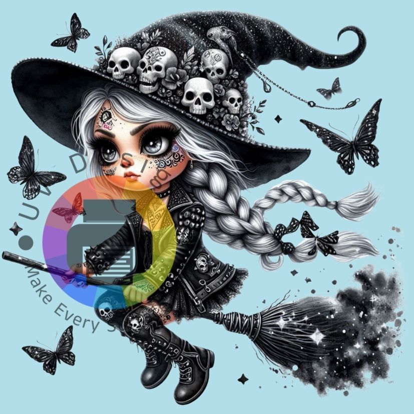 Gothic gnome meisje - zwart nr 1