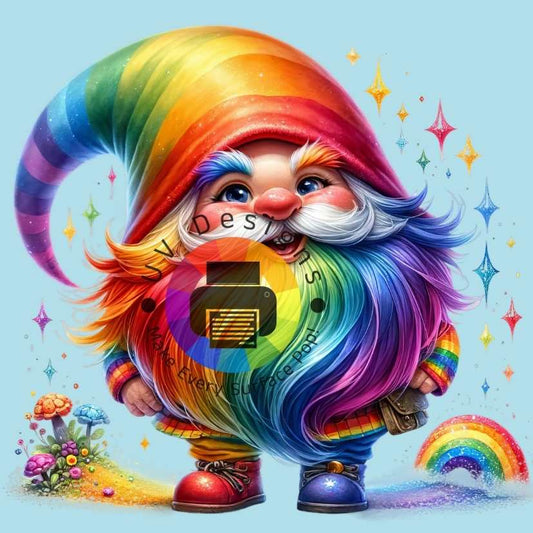 Rainbow gnome no. 1