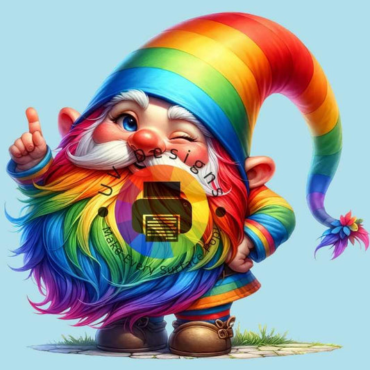 Rainbow gnome no. 2