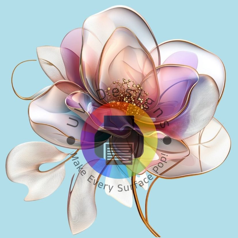 Wit paarse roos nr 3