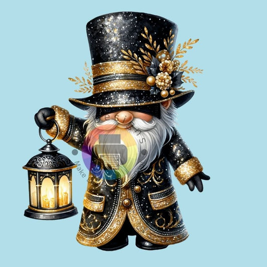 Party gnome - black gold no. 1