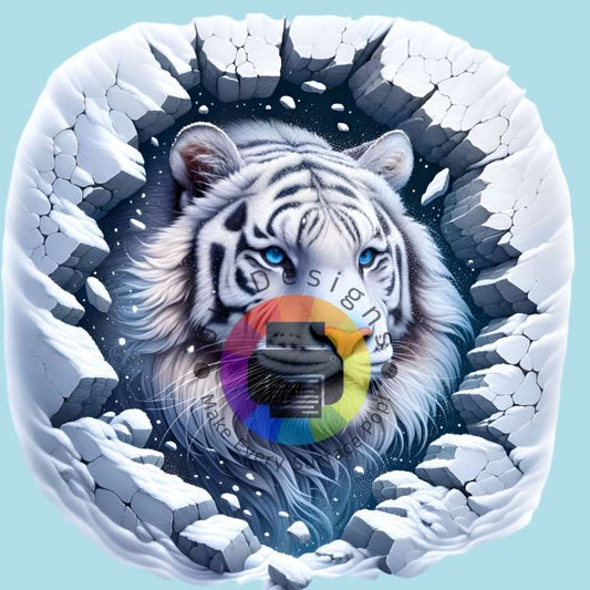12 cm White tiger no. 1