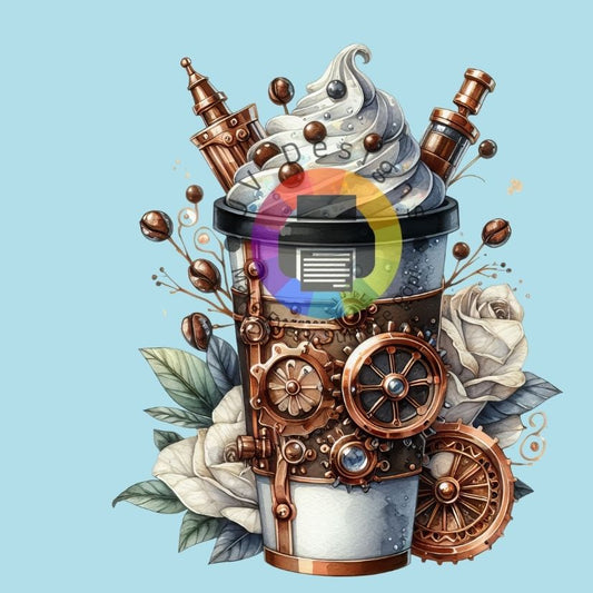 12 cm Steampunk tumbler nr 3