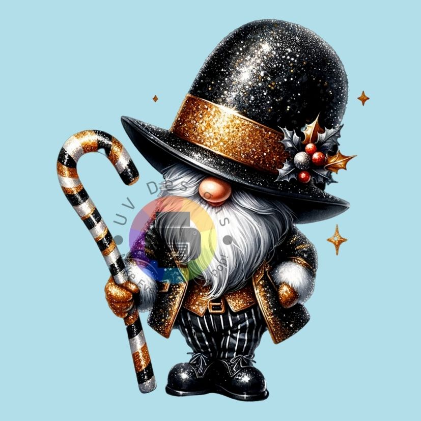 Party gnome - black gold no. 2