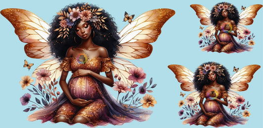 16oz Afro Pregnant Fairy No. 2