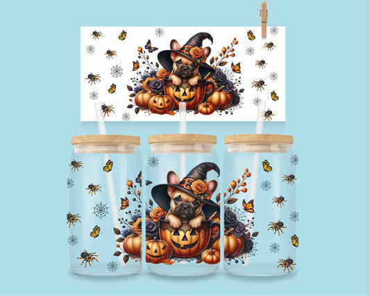 16oz Halloween Puppy in Pumpkin #3