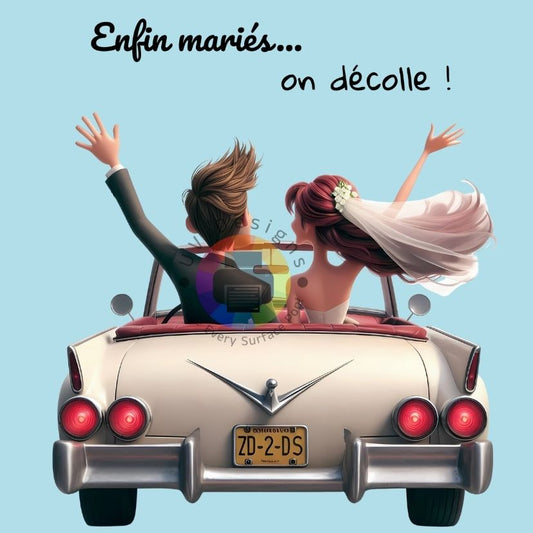 12 cm Enfin mariés... on décolle nr 2