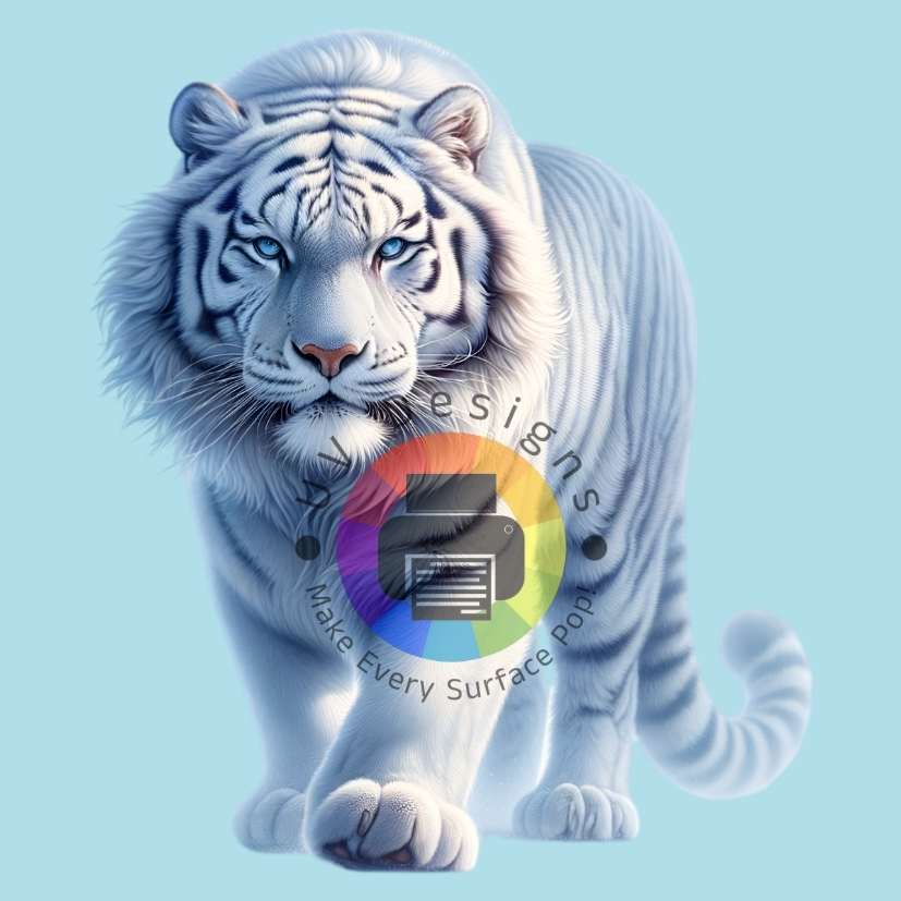 12 cm White tiger no. 3