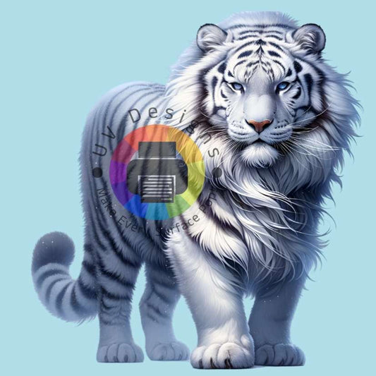 12 cm White tiger no. 4