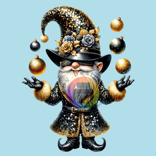 Party gnome - black gold no. 7