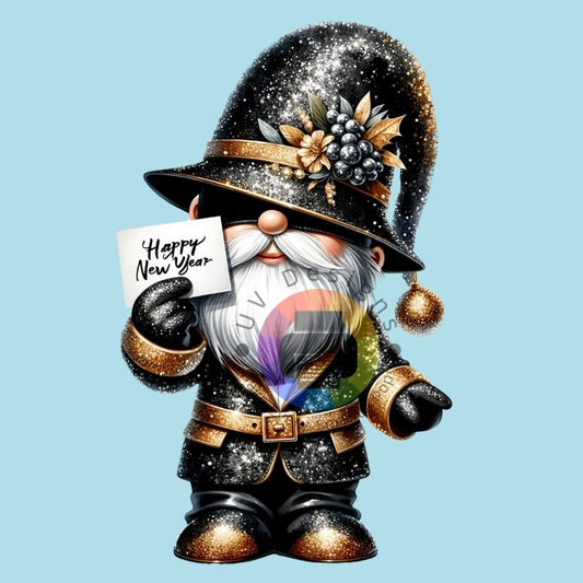 Party gnome - Happy New Year - Bonne Année