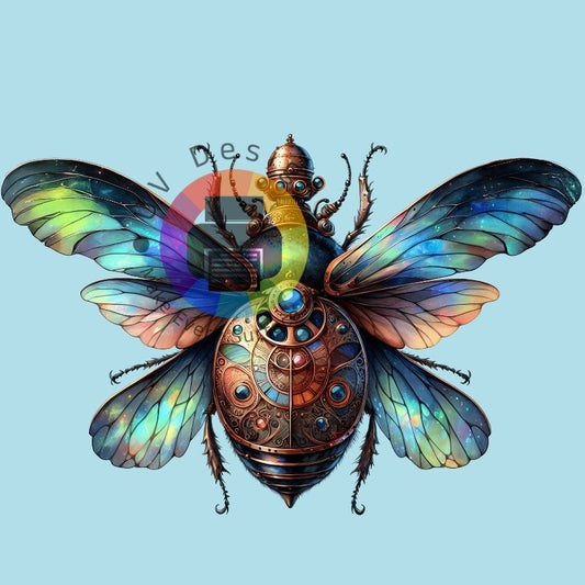 12 cm Steampunk vlieg nr 1