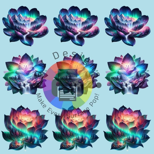 4 cm Aurora hibiscus