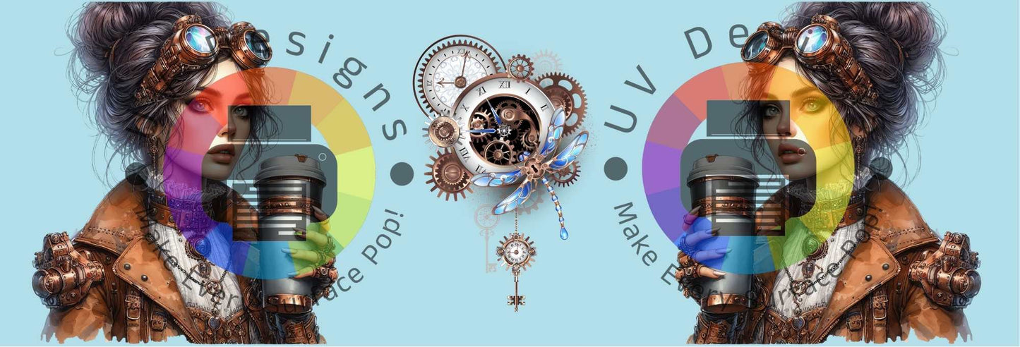 11oz Steampunk koffie vrouwen nr 3