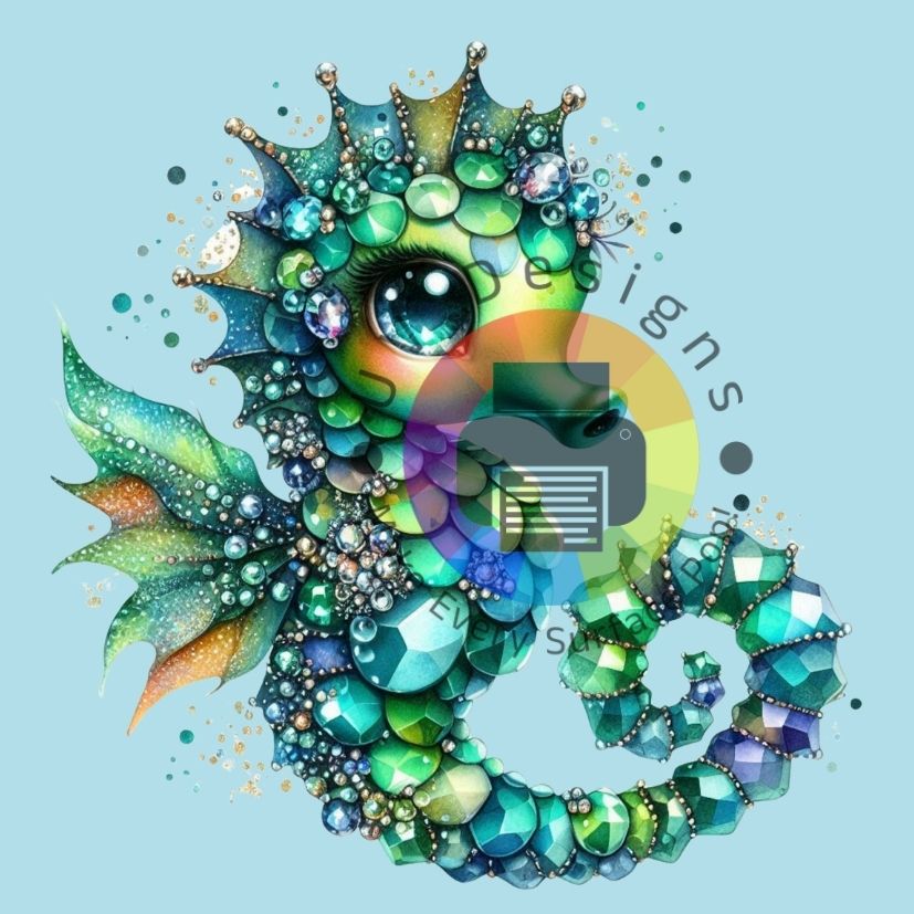 Groen zeepaardje nr 2