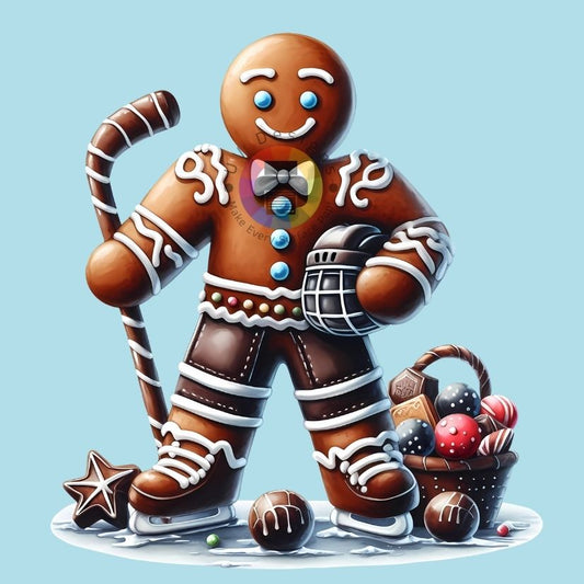 12 cm Snow Sports Gingerbread No. 10