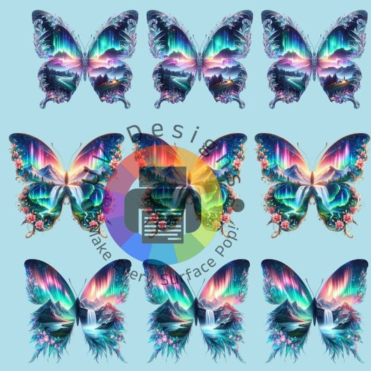 4 cm Aurora vlinders