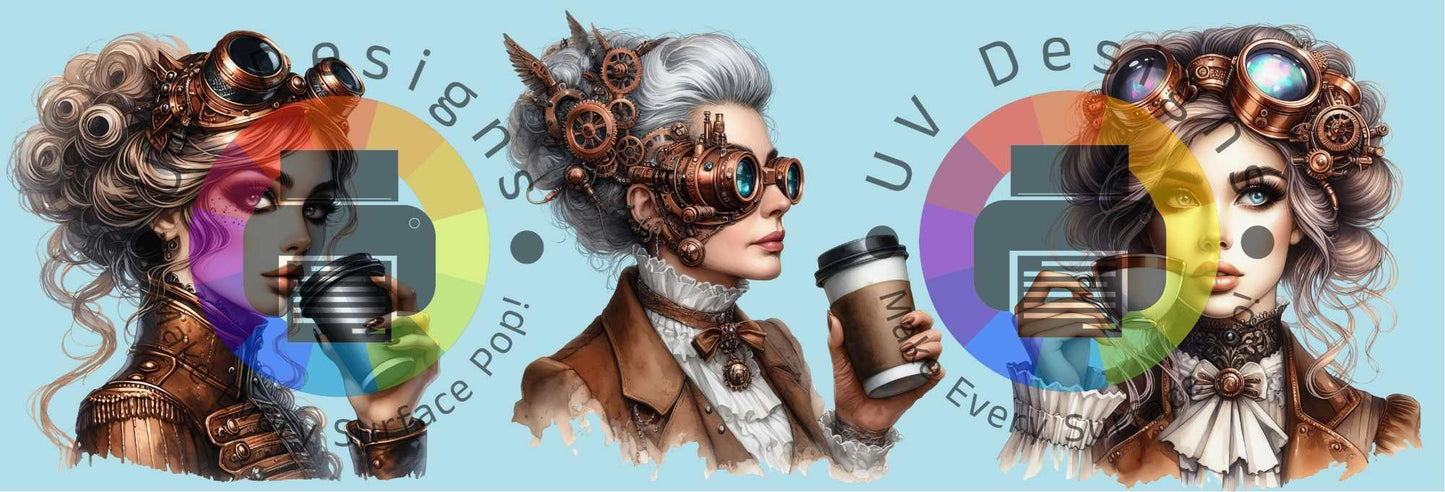11oz Steampunk koffie vrouwen nr 1