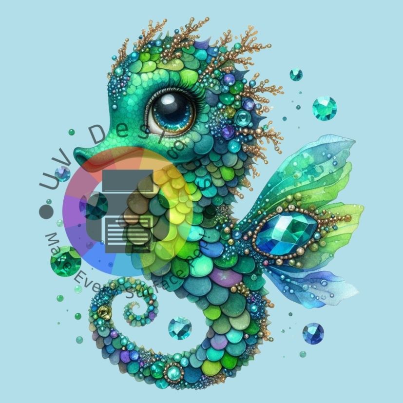 Groen zeepaardje nr 3