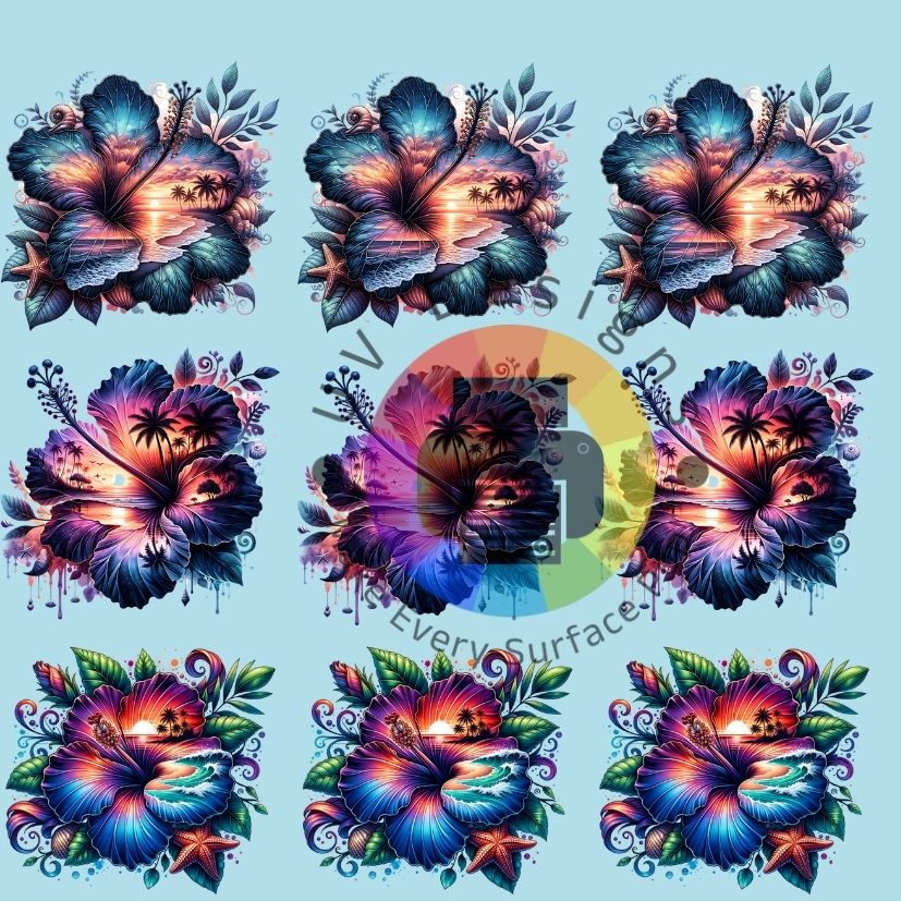 4 cm Strand hibiscus