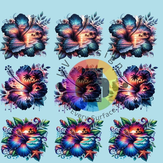 4 cm Strand hibiscus