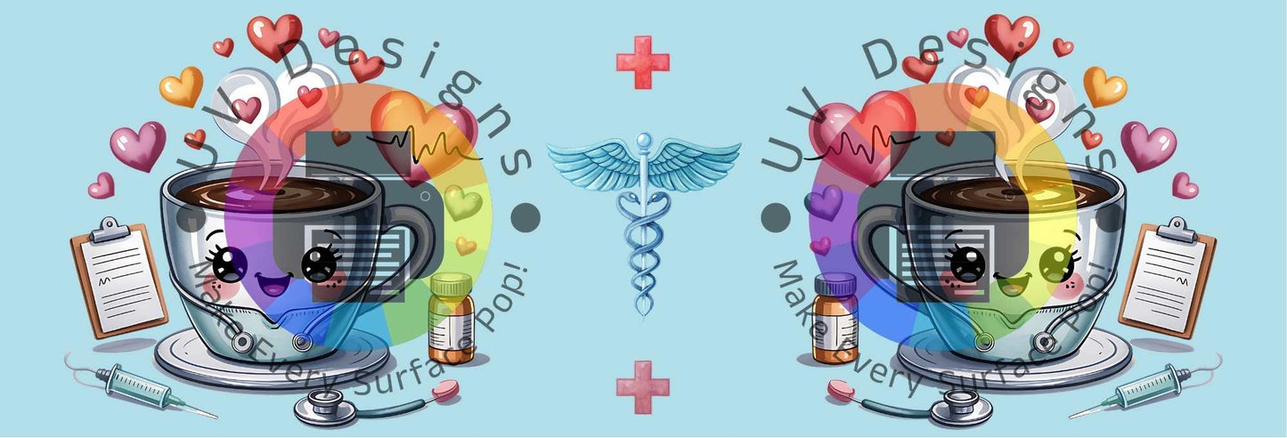 11oz Kawaii koffie verpleging nr 1